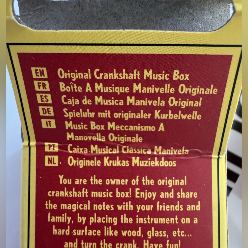 NWT Kikkerland Hand Crank Music Boxes - Picture 3 of 4